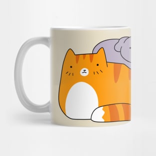 Orange Tabby Cat and Koala Mug